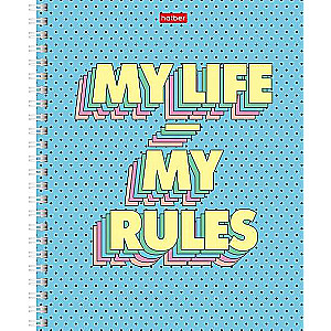 Notebook 48 sheets A5f grid - All about you