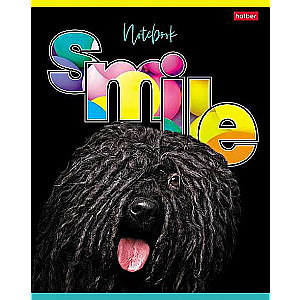 Notebook 80 sheets A5 grid - Smile!