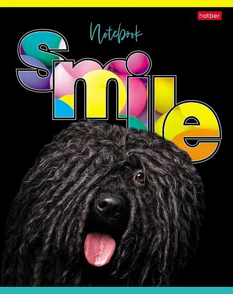 Notebook 80 sheets A5 grid - Smile!