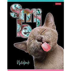 Notebook 80 sheets A5 grid - Smile!