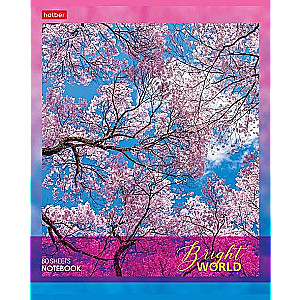 Notebook 80 sheets A5f grid - Bright World