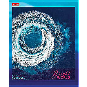Notebook 80 sheets A5f grid - Bright World