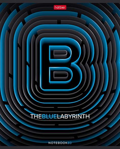 Notebook 80 sheets A5 format LINE - Labyrinth