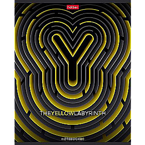 Notebook 80 sheets A5 format LINE - Labyrinth