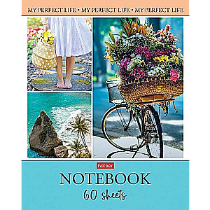 Notebook 60 sheets A5 size grid - My beautiful life