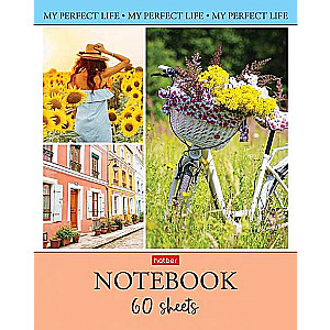 Notebook 60 sheets A5 size grid - My beautiful life