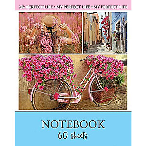 Notebook 60 sheets A5 size grid - My beautiful life