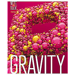Notebook 96 sheets A5 with grid - GRAVITY