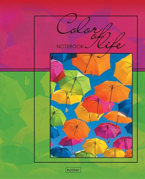 Notebook 96 sheets A5 grid - Life in color