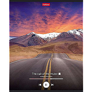Notebook 96 sheets A5 size - Music Calls