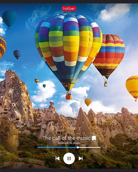 Notebook 96 sheets A5 size - Music Calls