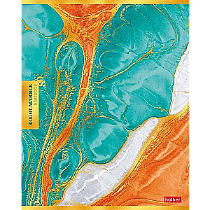 Notebook 80 sheets A5 size grid - Bright marble