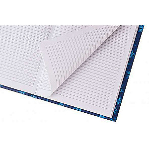 Business notebook 64 sheets A6f grid/line - Girl in blue