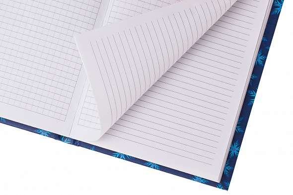 Business notebook 64 sheets A6f grid/line - Girl in blue