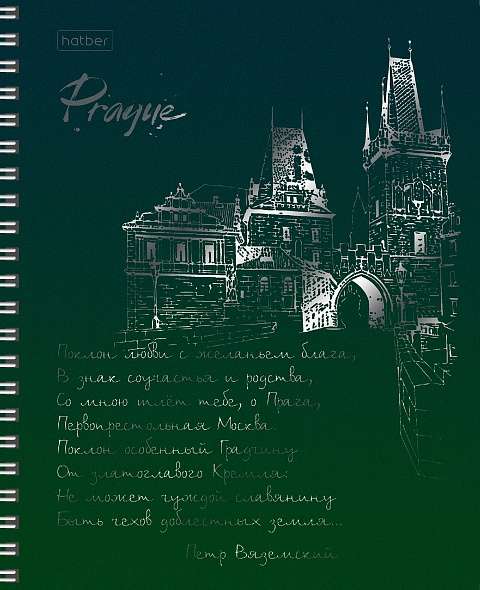 Notebook 96 sheets A5 grid - Shine of capitals