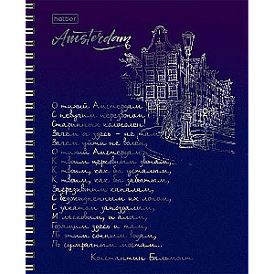 Notebook 96 sheets A5 grid - Shine of capitals