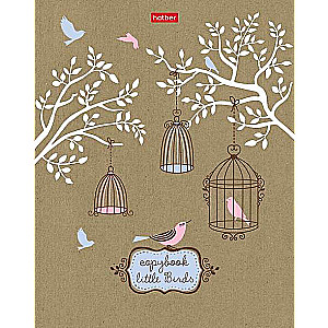 Notebook 96 sheets A5 grid - Little Birds
