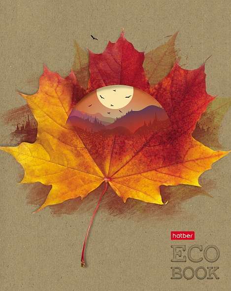 Notebook 96 sheets A5 grid - Seasons