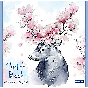Premium SketchBook Notebook 40 Sheets A5 Size 165x165mm