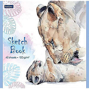 Premium SketchBook Notebook 40 Sheets A5 Size 165x165mm