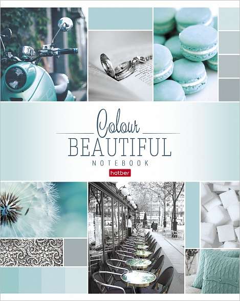 Notebook 96 sheets A5 grid - Beautiful colour