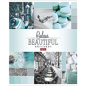 Notebook 96 sheets A5 grid - Beautiful colour