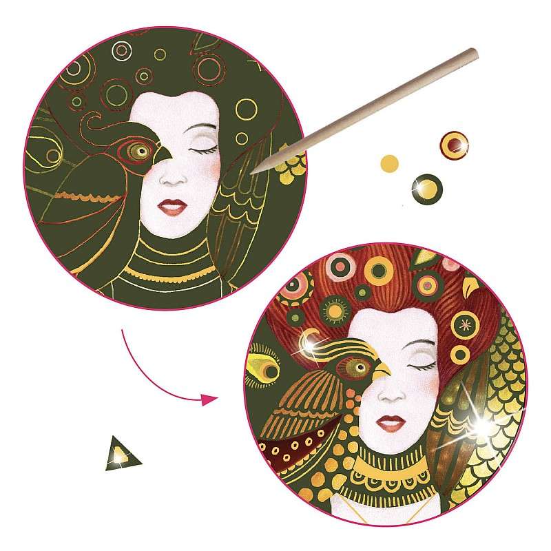 Scratch Pictures - Golden Goddesses