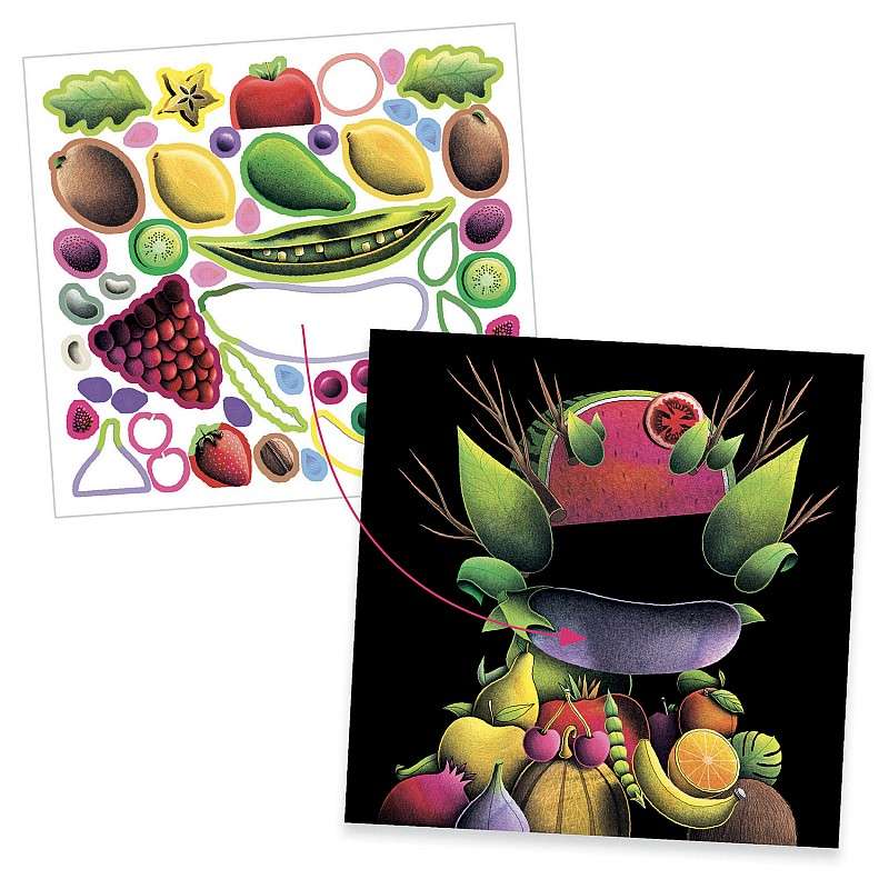 Collages – Spring Vegetables