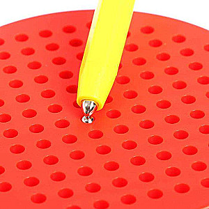 Educational Tablet - Magnetic Drawing 120 Holes, Red