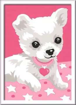 Numbered Painting 12x8.5cm Chihuahua
