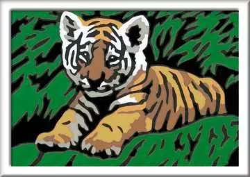 Paint by Numbers 12x8.5cm Tiger