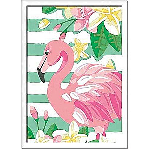 Paint by Numbers 13X18cm Flamingo