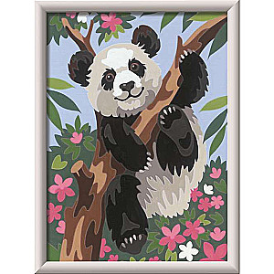 Painting by numbers 18X24cm Panda