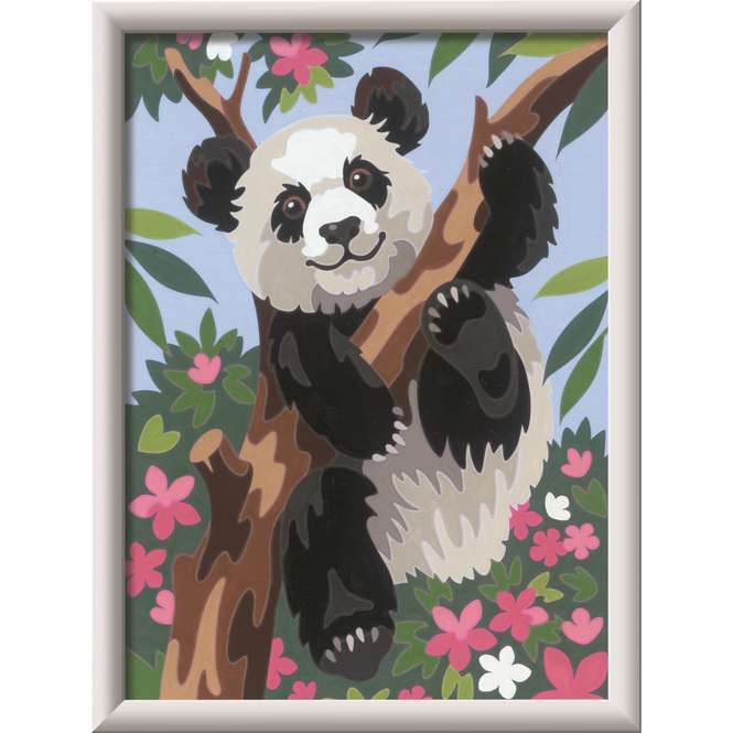 Painting by numbers 18X24cm Panda