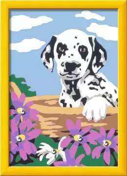Number Painting 13x18cm Dalmatian