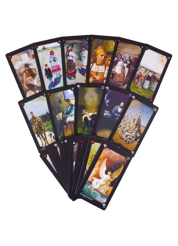 Russian Calendar Tarot set book + 78 cards