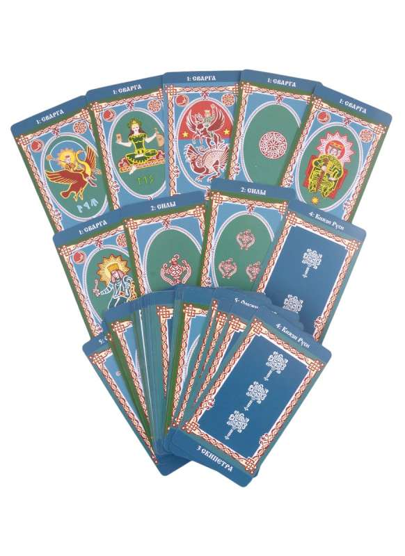 Magical Tarot of Rus set book+cards