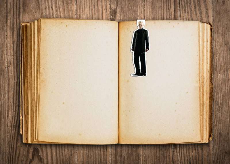 Figural magnetic bookmark. Draco Malfoy