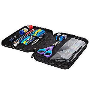 COOL PACK Jumper XL Marble Pencil Case, 2 Compartments, with Accessories