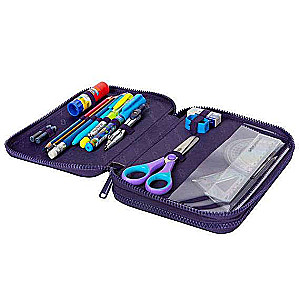 COOL PACK Jumper XL Mint doodles Pencil Case, 2 compartments, with accessories