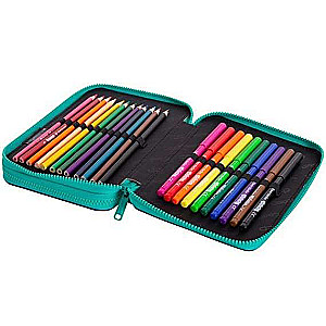 COOL PACK Jumper XL Pencil Case Puppy Love, 2 Compartments, with Accessories