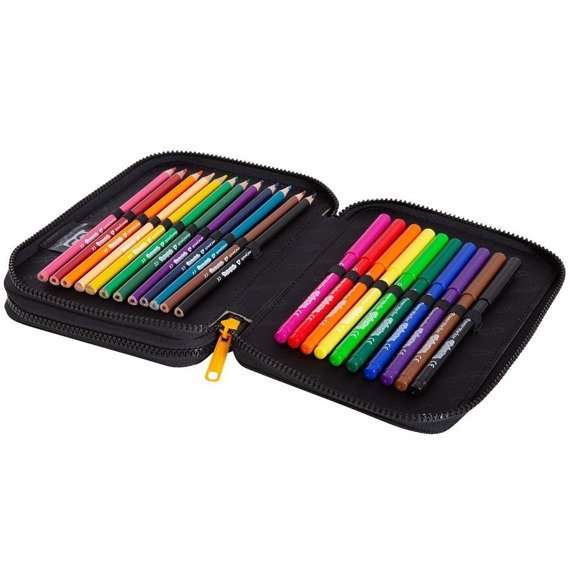 COOL PACK Jumper XL Pencil Case Party time, 2 compartments, with accessories