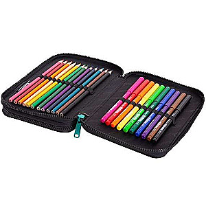 Pencil case COOL PACK Jumper XL Alphabet, 2 compartments, with accessories