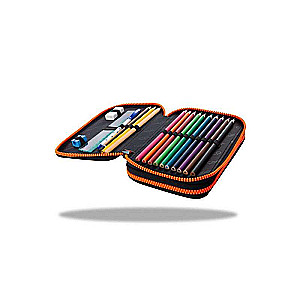 COOL PACK Jumper2 Navy badges b pencil case, 2 compartments, with supplies