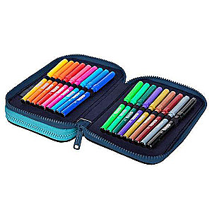 Pencil case COOL PACK Jumper 2 Indian zoo, 2 compartments, with accessories