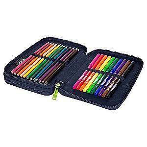 Pencil case COOL PACK Jumper XL Dino park, 2 compartments, with accessories