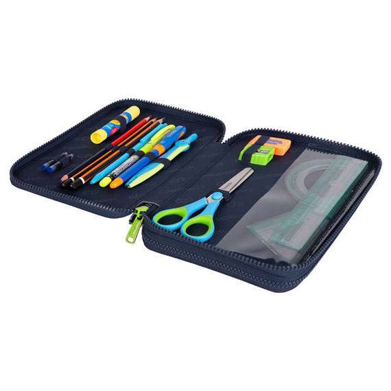 Pencil case COOL PACK Jumper XL Dino park, 2 compartments, with accessories