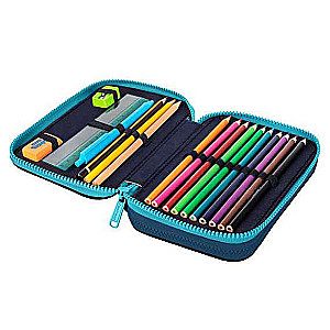 Pencil case COOL PACK Jumper 2 Indian zoo, 2 compartments, with accessories