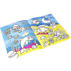 Coloring Book for the Very Young. The First Underwater Adventure