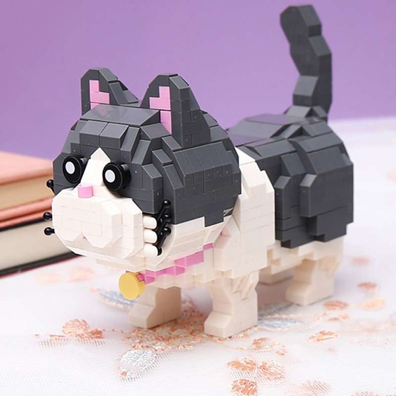 Constructor/Mosaic 3D MOYU Cat, 673 pcs